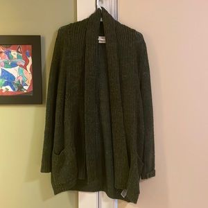 Pins and Needles Olive Relaxed Fit Cardigan